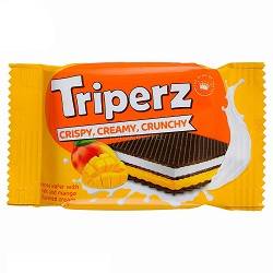 تریپرز ویفر کاکائو با کرم شیر و انبه 25گرم